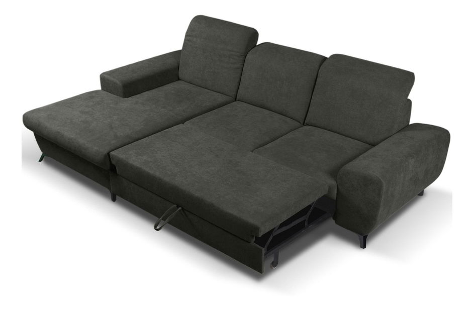 Rohová sedací souprava Altham (tmavě šedá) (L)