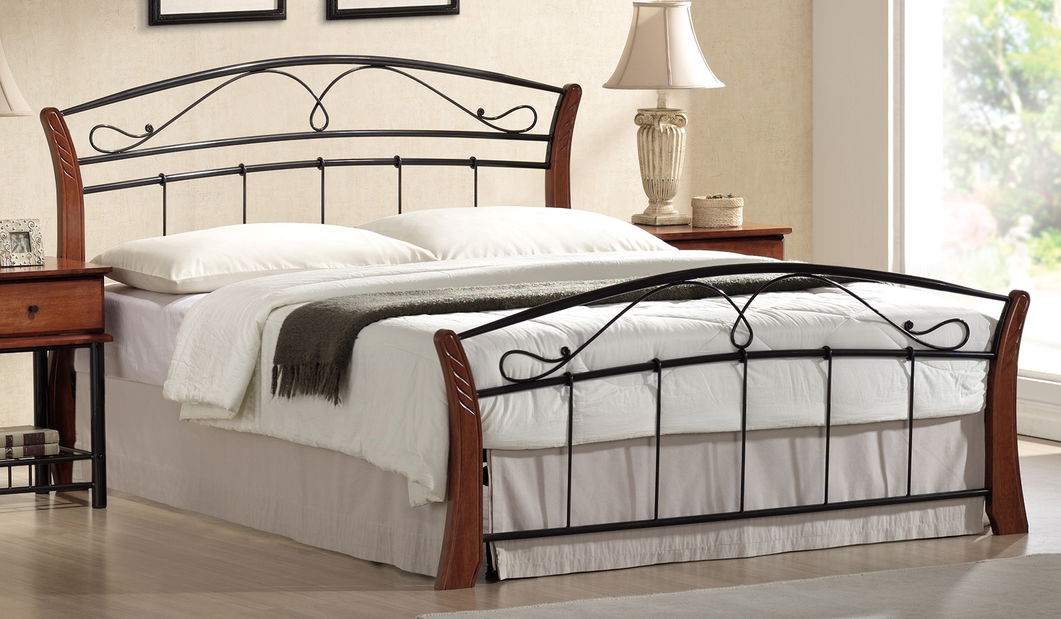 Manželská postel 160 cm Atlanta (s roštem)