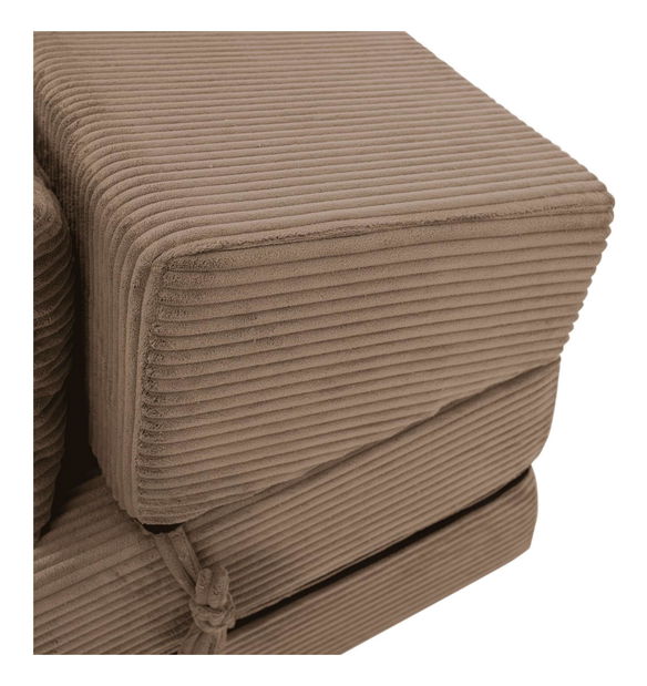 Rozkládací křeslo Plantearan (světlohnědá)