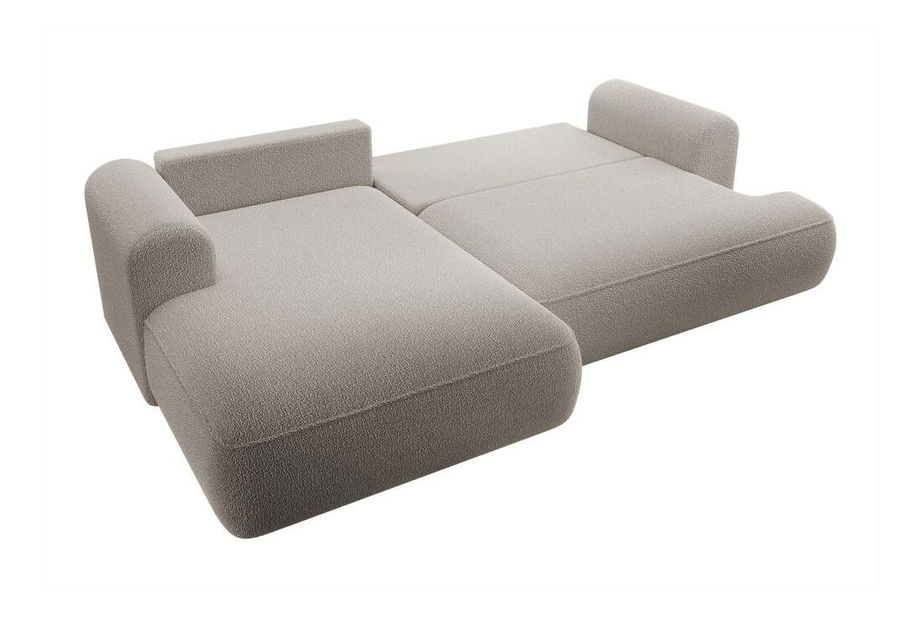 Rohová sedací souprava Olivo I (L) (světlobéžová + černá)