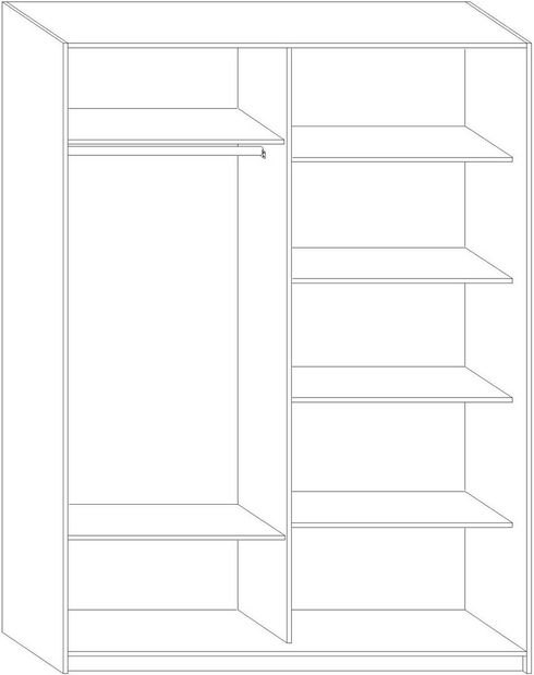 Šatní skříň Prestwood 160 A