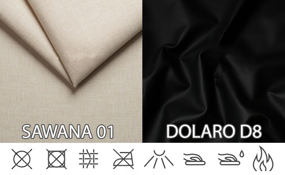 Křeslo Lavenda (béžová + černá)