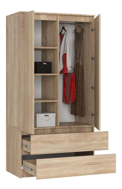Šatní skříň Submarino (dub sonoma)