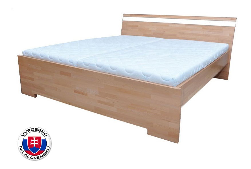Manželská postel 200 cm Sabrina (masiv)