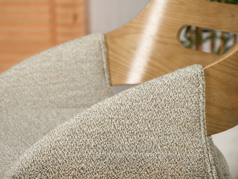 Židle Theo K (béžová + dub)