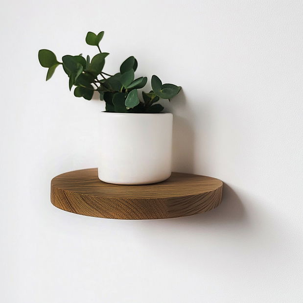 Závěsné police (4 ks.) Rafanda (přírodní)