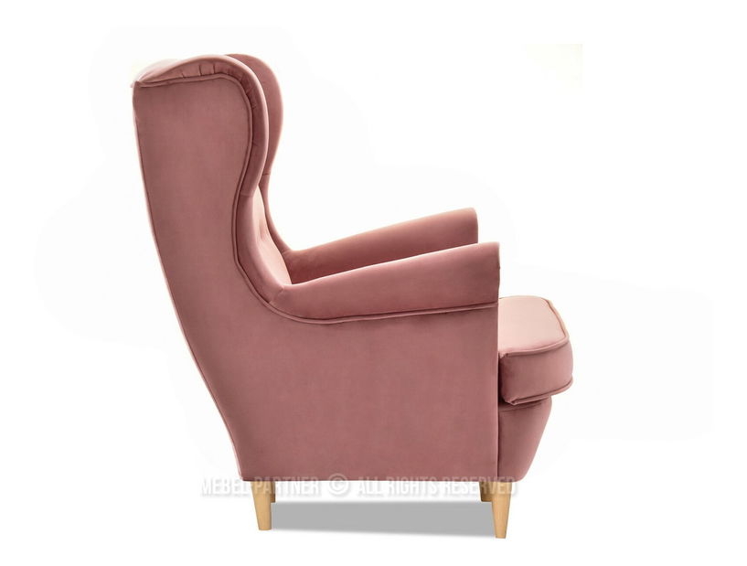 Křeslo ušák Margis (bílá)