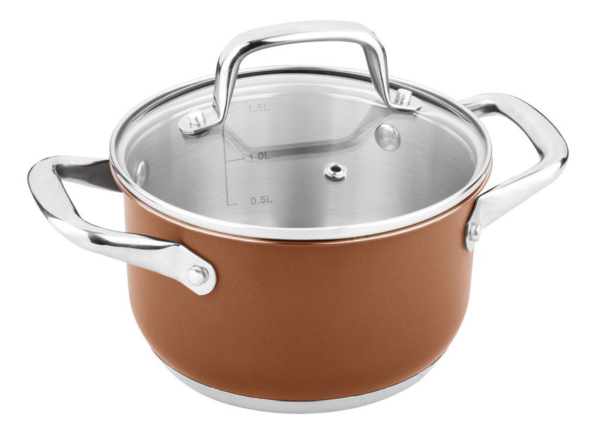 Kastrol Lamart Joli 16cm (hnědá)