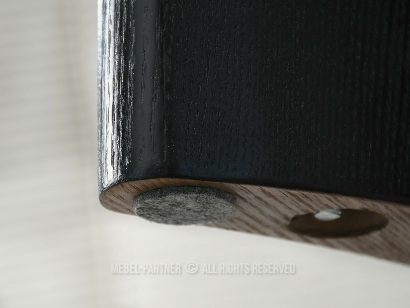 Konferenční stolek Sue (kouřové sklo + černá)