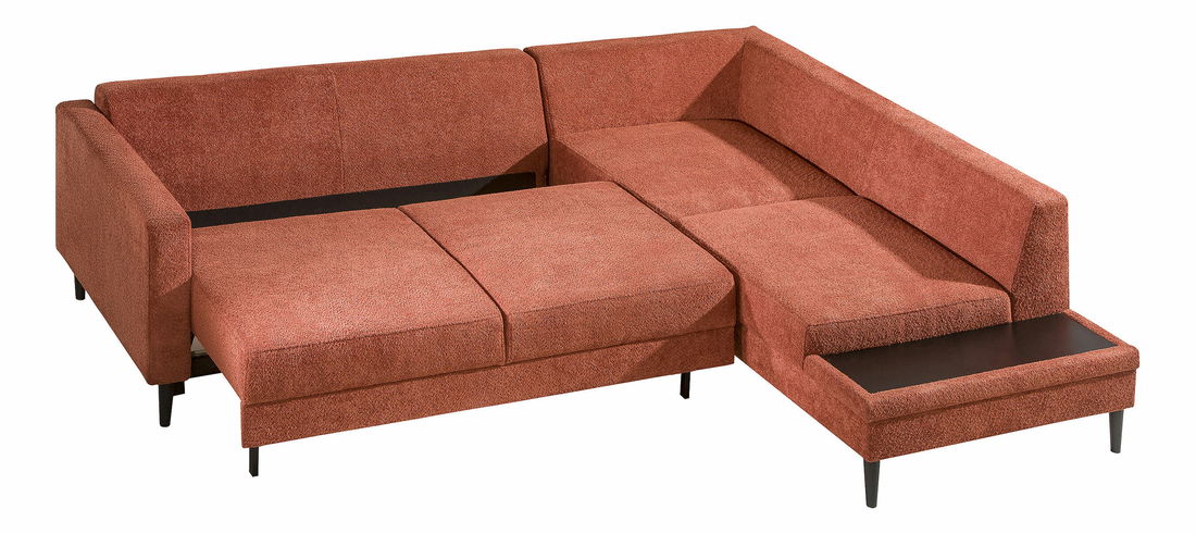 Rohová sedačka Cody (oranžová) (L)