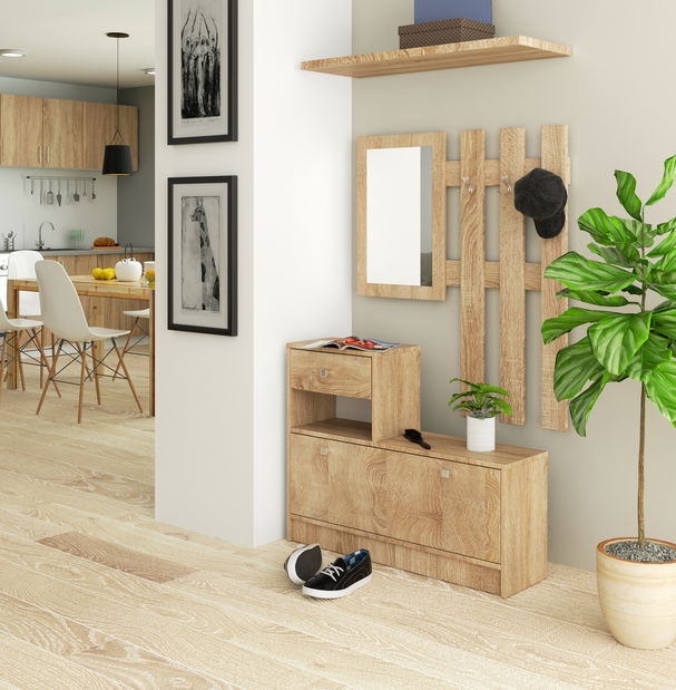 Předsíňová sestava Zariel (dub sonoma)