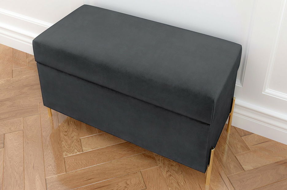 Lavice Naturlig Boronna (tmavě šedá)