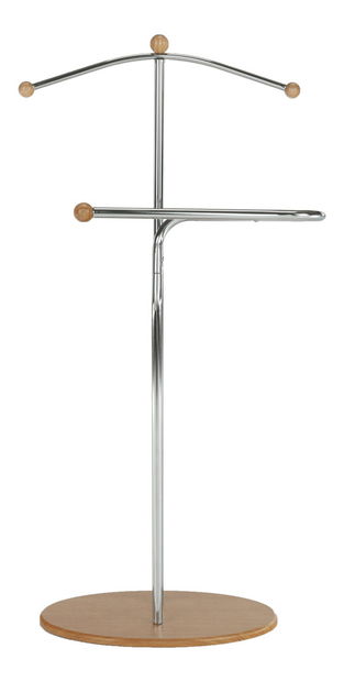 Věšák Elon (chrom + buk)