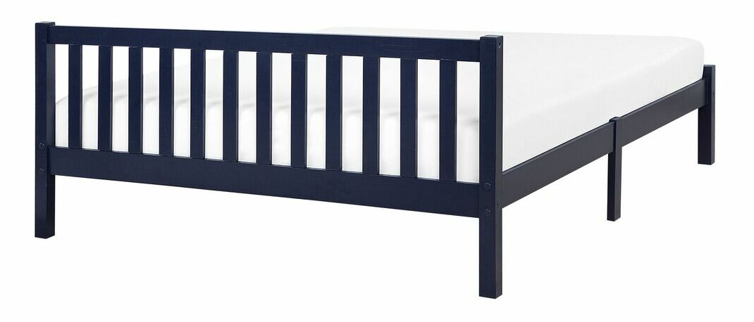 Postel 140x200 cm Floris (námořnická modrá)