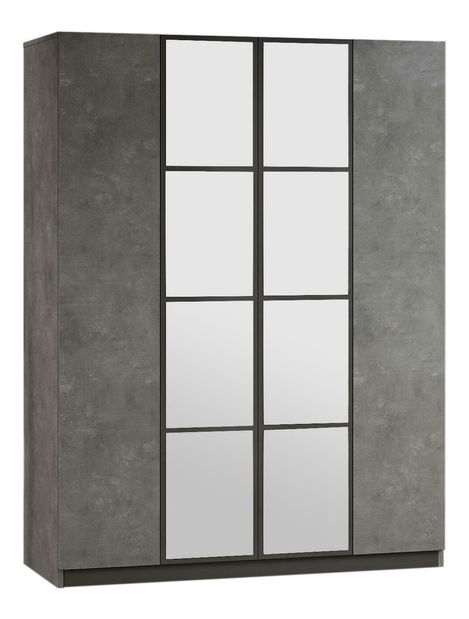 Šatní skříň Hammel2 (antracit + šedá)