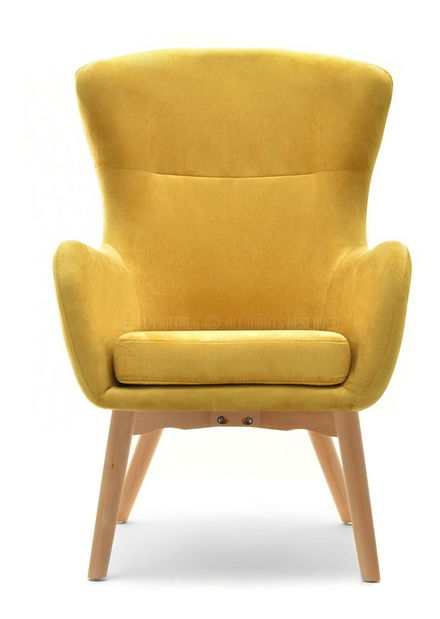 Křeslo Léto (žlutá + černá)