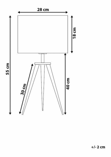 Stolní lampa Silo (bílá)