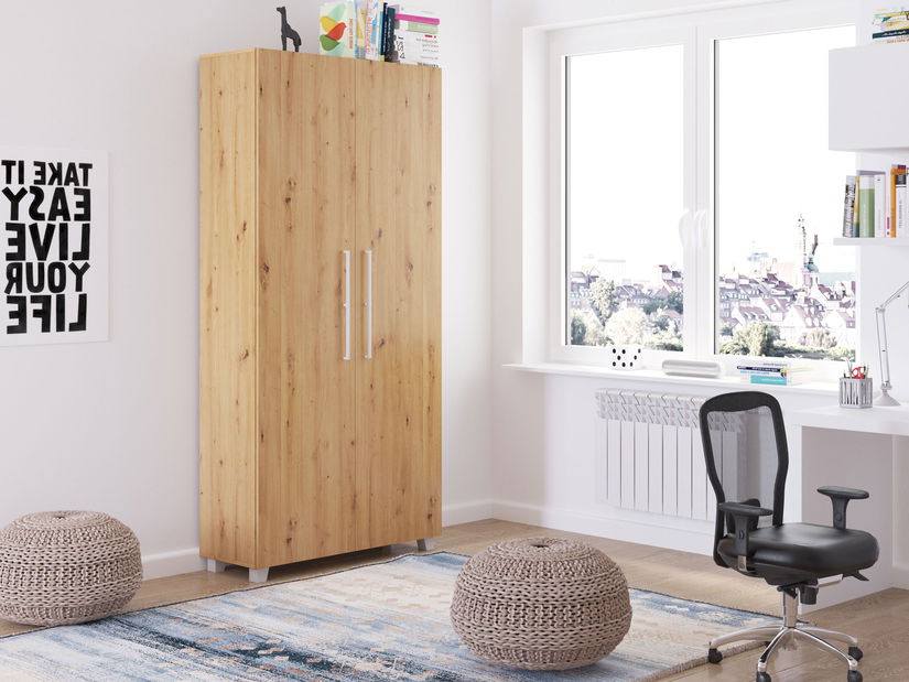 Sklápěcí postel 90 Todd (dub artisan) (vertikální)