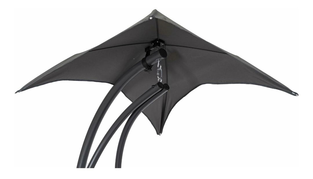 Zahradní houpací křeslo Respirar (šedá)