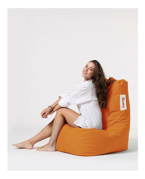 Sedací pytel Dust (oranžová)