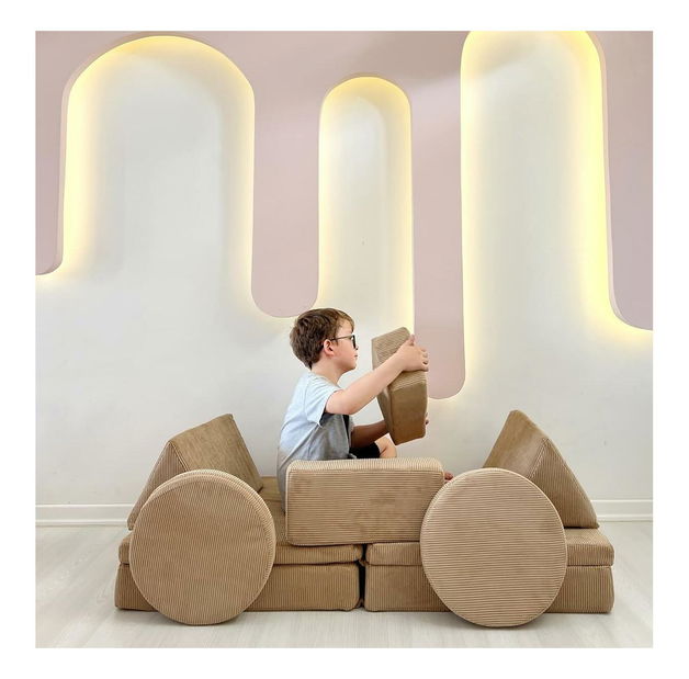 Pohovka dvousedačka Puella (velbloudí)