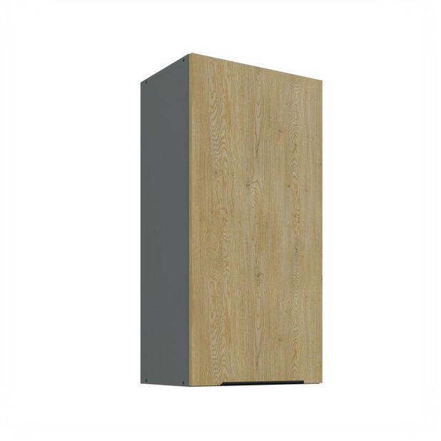 Horní kuchyňská skříňka Carminia 45 G-90 1F (dub cremona + antracit)