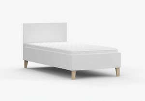 Jednolůžková postel 90 cm Figu (bílá)