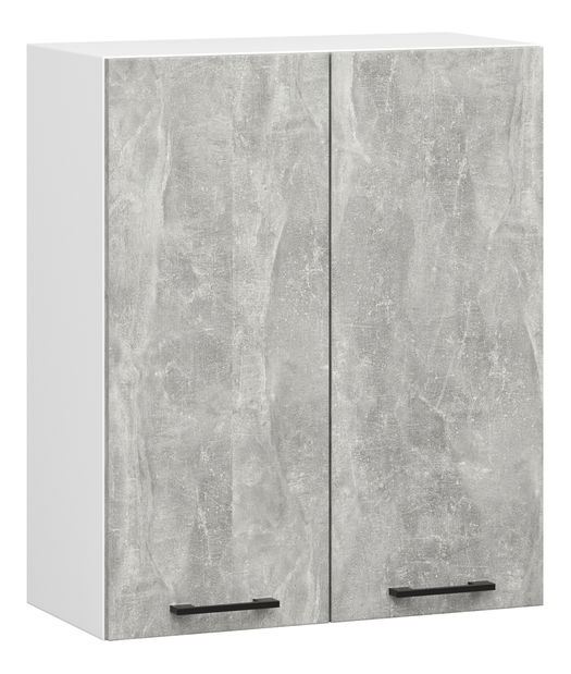 Horní kuchyňská skříňka Organo W1 60 (bílá + beton)