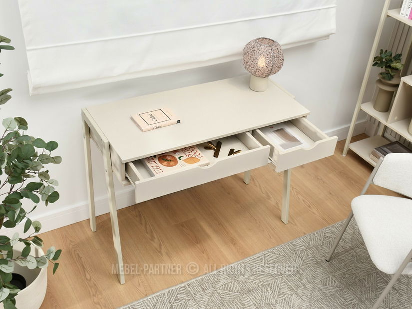 PC stolek Ludra (krémová)