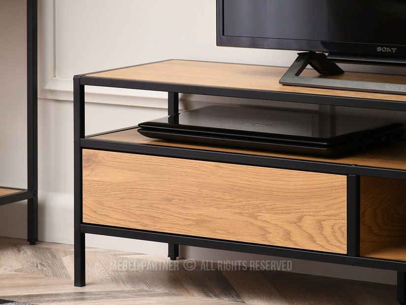 TV stolek/skříňka Soren Rtv (dub + černá)