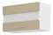 Horní kuchyňská skříňka Lavera 60 GUS36 1F (bílá + lesk cappucino)