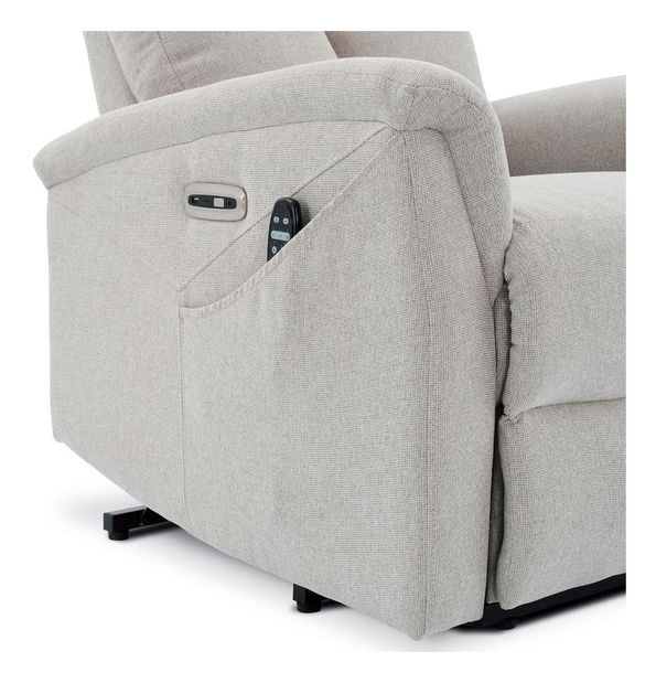 Polohovací křeslo Tesalureza (krémová)