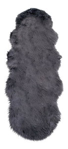 Umělá jehněčí kůže Ladoria 4 (šedá)