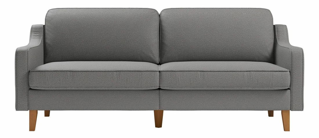 Pohovka trojsedačka Dělají E (mořská + ořech)