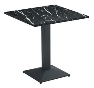 Jídelní stůl Rahola 1 (černý mramor + černá) (pro 2 osoby)