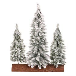 Smrk na špalku 34 cm UM1042 (bílá)