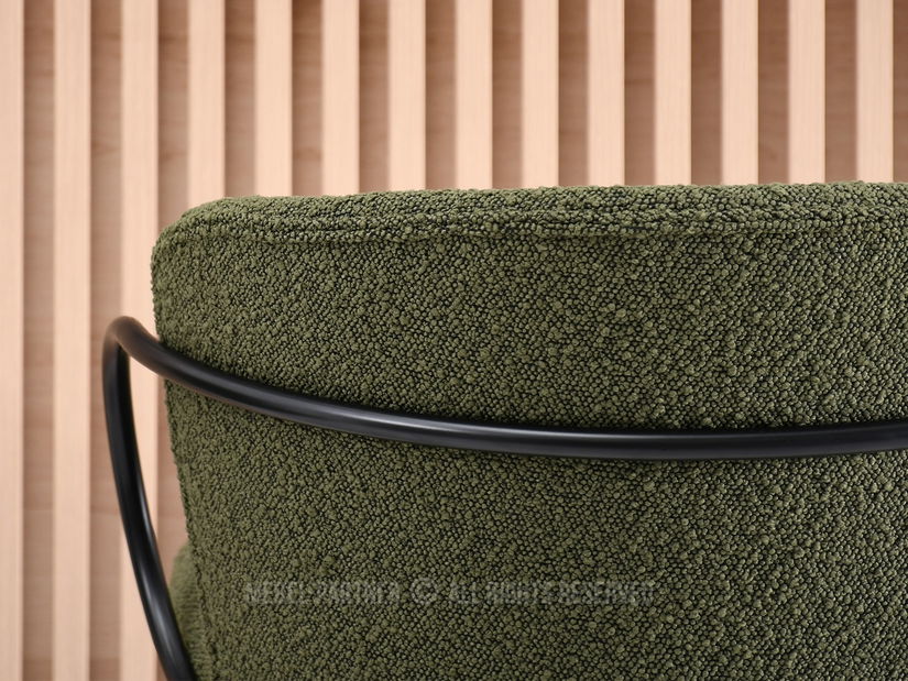 Židle Sofia (zelená + černá)