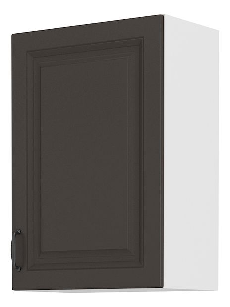 Horní kuchyňská skříňka Sheila 50 G 72 1F (bílá + grafit)