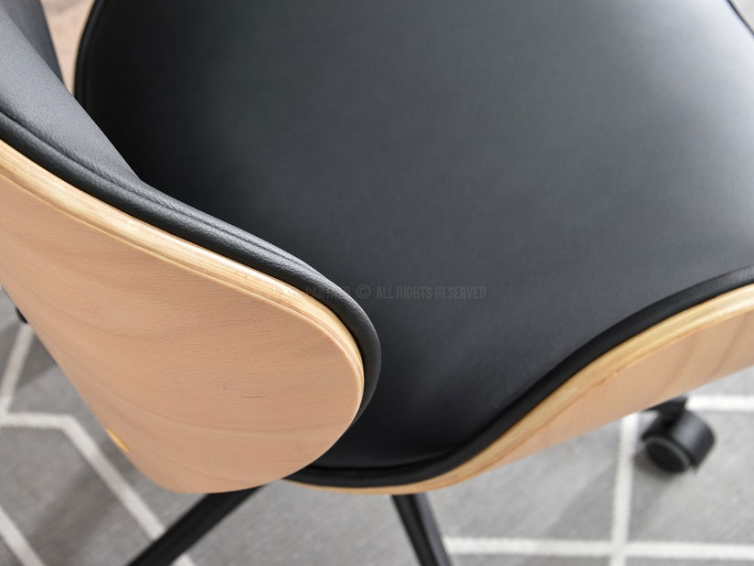 Křeslo Bloom (buk + chromová)