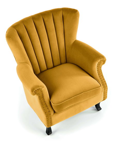 Relaxační křeslo Teena (hořčicová)