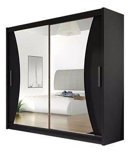 Šatní skříň Baker V (černá)