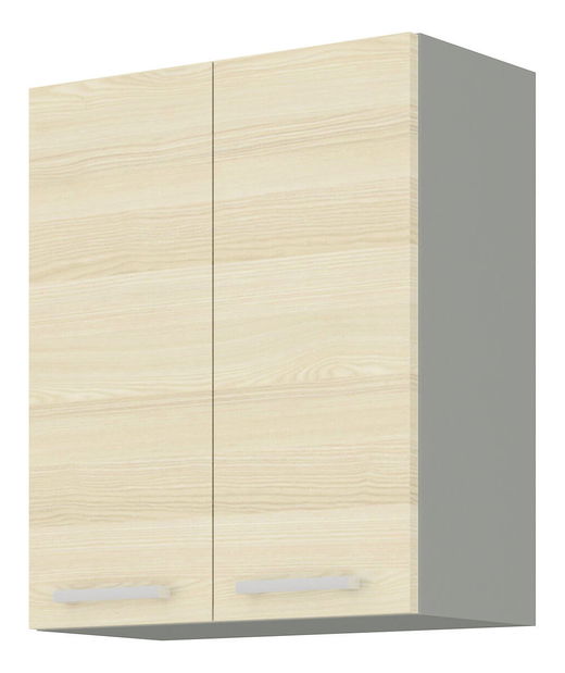 Horní kuchyňská skříňka Edison 60 G 72 2F (bilá)