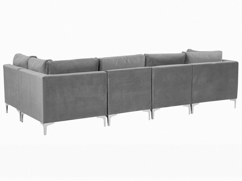 Rohová sedací souprava EVENA (šedá) (pro 5 osob) (P)