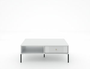 Konferenční stolek Isae 2S (bílá + černá)