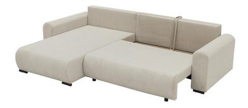 Rohová sedací souprava Desencadena (sivobéžová)