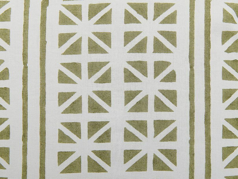 Sada 2 ozdobných polštářů 45 x 45 cm Sýri (zelená)