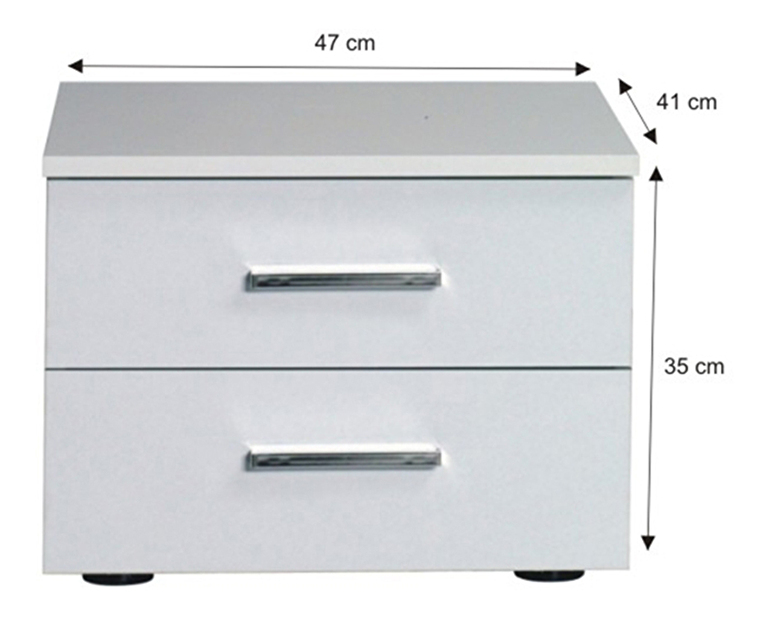 Noční stolek Asien S1-23 (2 ks.)