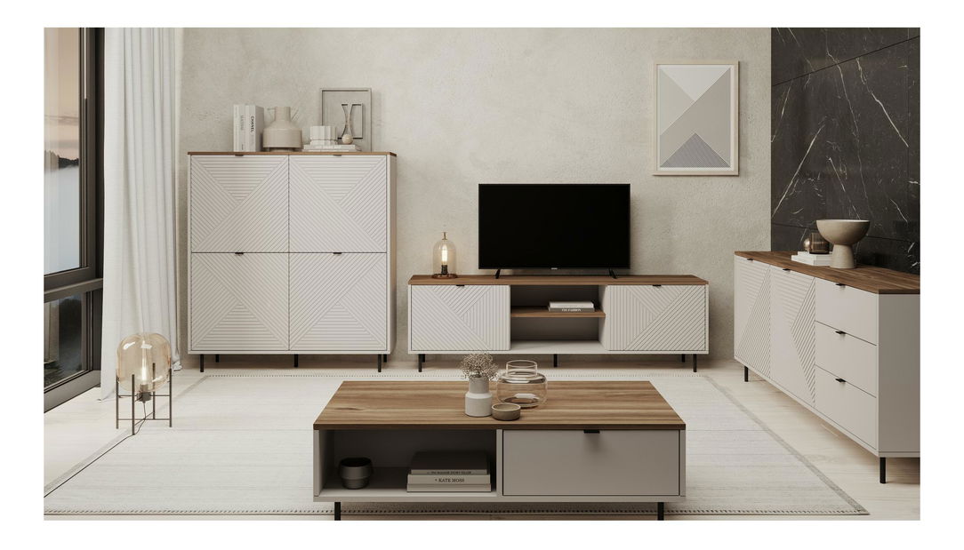 Obývací pokoj Eliminados 1 (kašmír + dub castello)