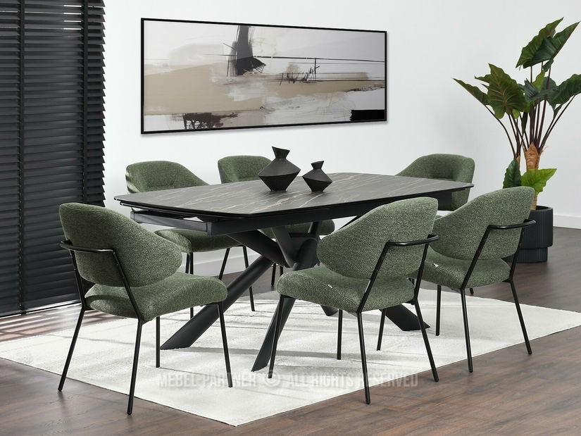 Židle Estrida K (zelená + černá)