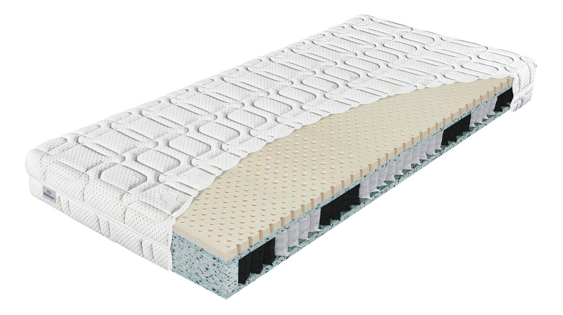 Pružinová matrace Materasso Pocket Latex 200x140 cm